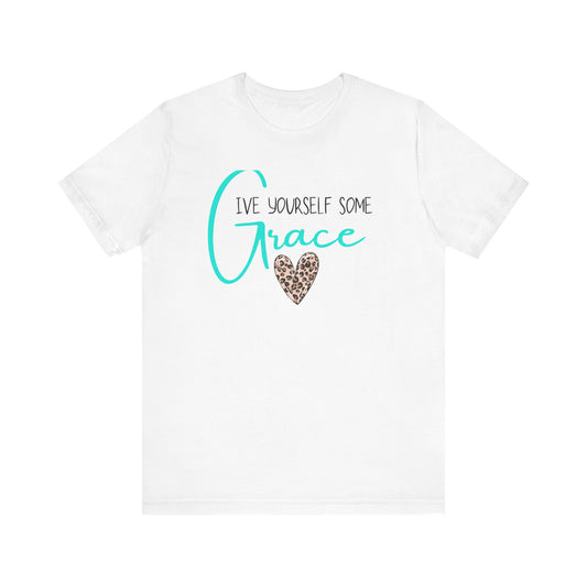 Give Yourself Some Grace Graphic Tee | Women's Crafty Inspiration T-Shirt | Crew Neck