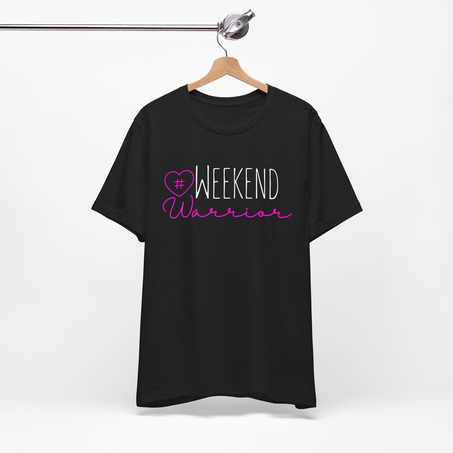 Weekend Warrior Women's Graphic Tee | PINK Warrior | Inspirational T-Shirt