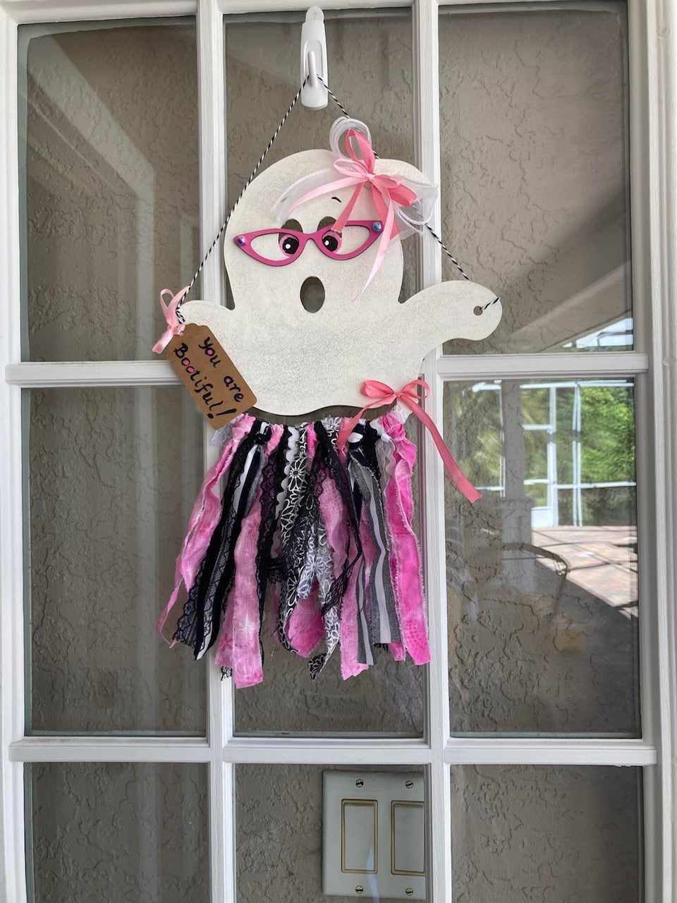 Halloween Rag Ghost Cutout and Kit