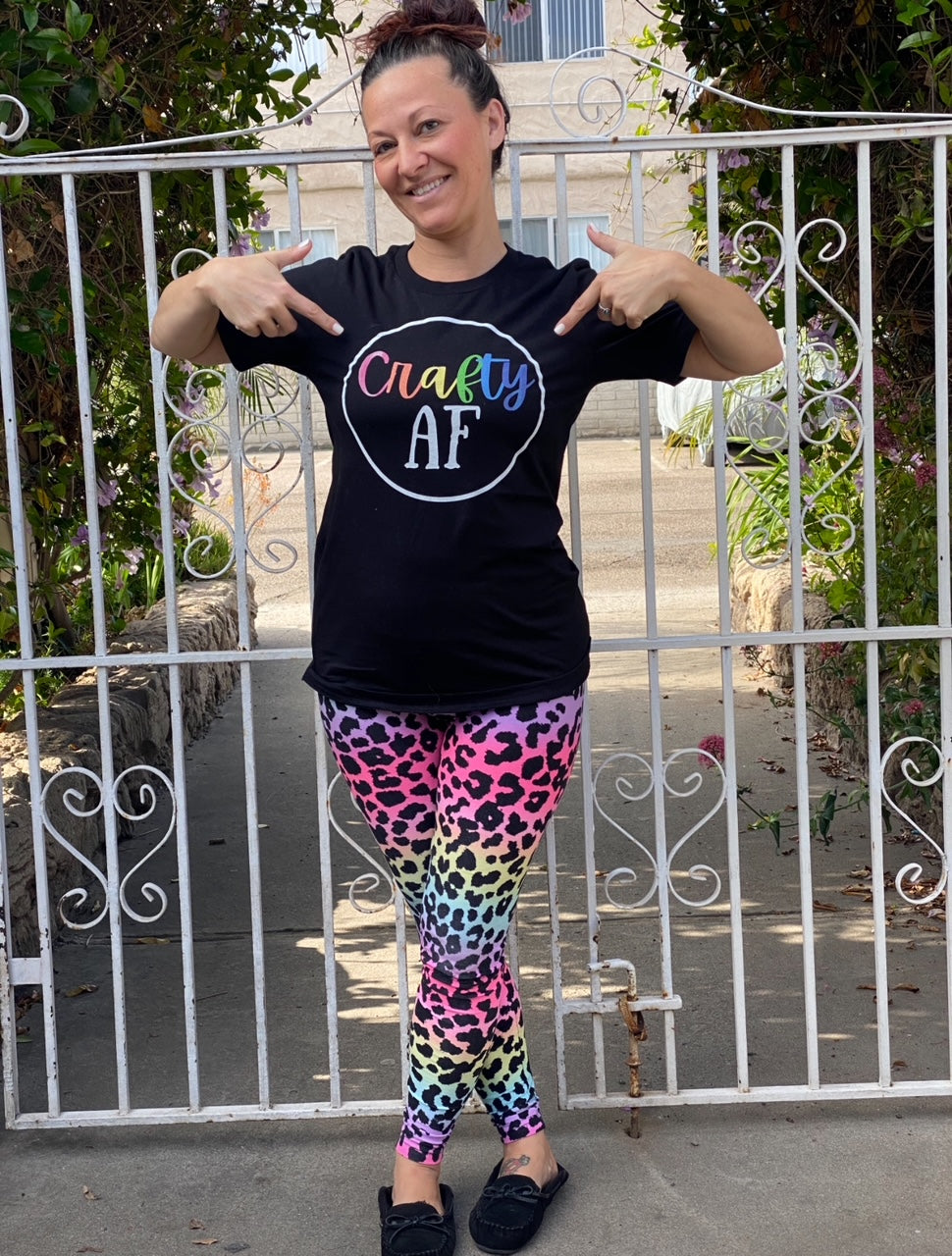 Crafty AF Graphic Tee | Women's Crafty Inspirational T-Shirt
