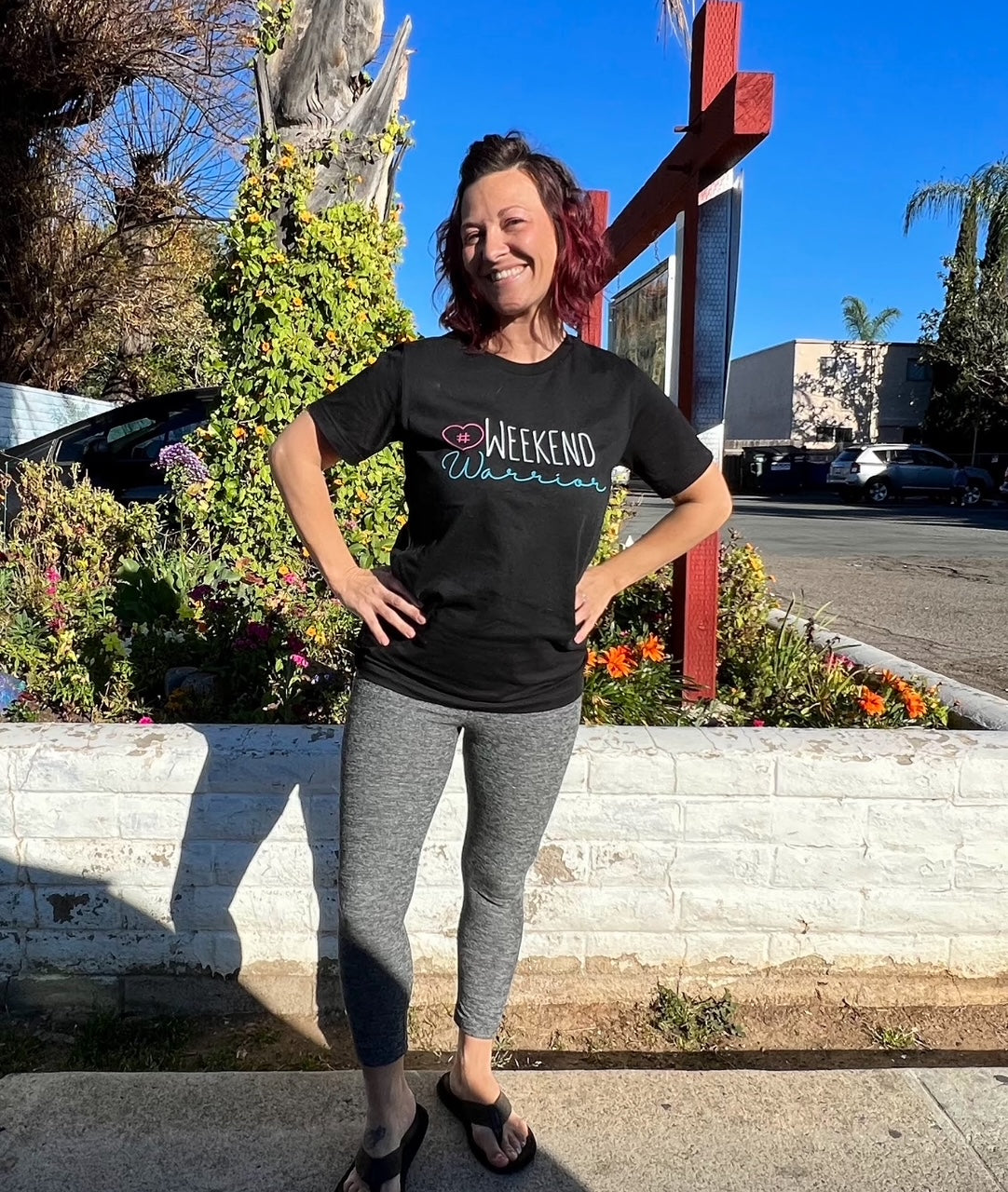 Weekend Warrior Women's Graphic Tee | TEAL Warrior | Inspirational T-Shirt