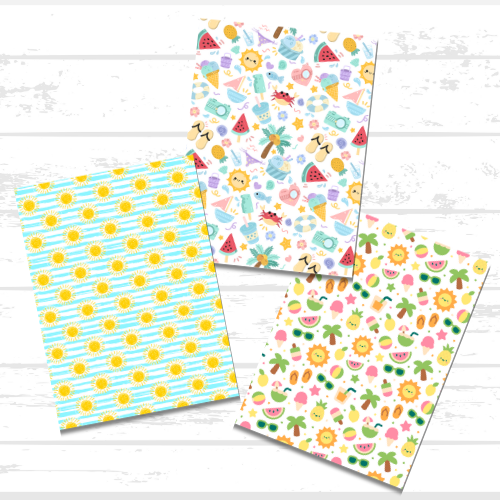 Summer Fun Scrapbook Paper Bundle