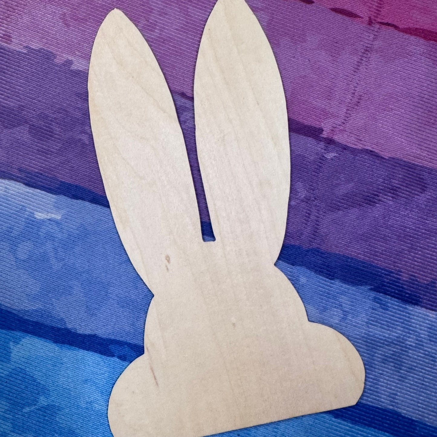 Chubby Bunny Wood Cutout and Kit