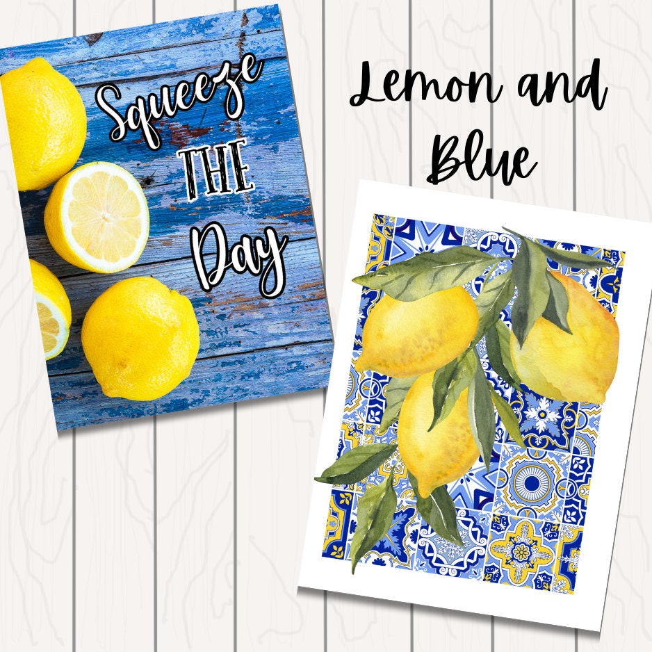 Lemons Variety Printable Bundle | Summer Fruit