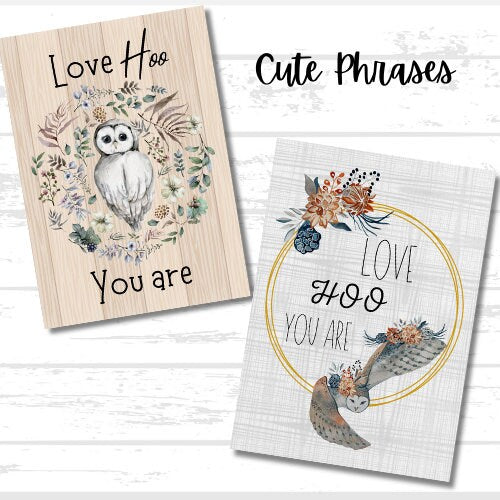 Owl Variety Printable Bundle