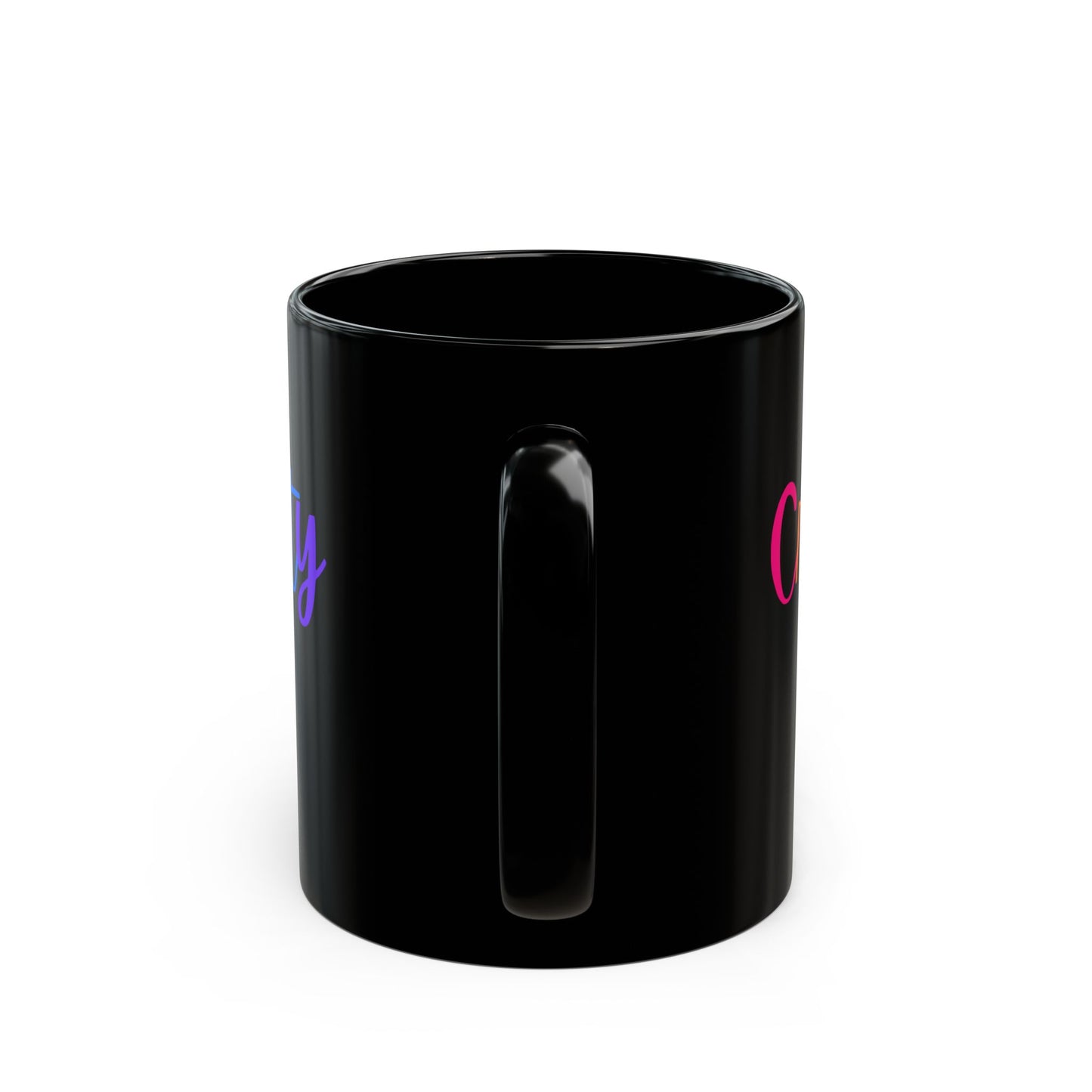 Crafty AF 11oz Black Mug