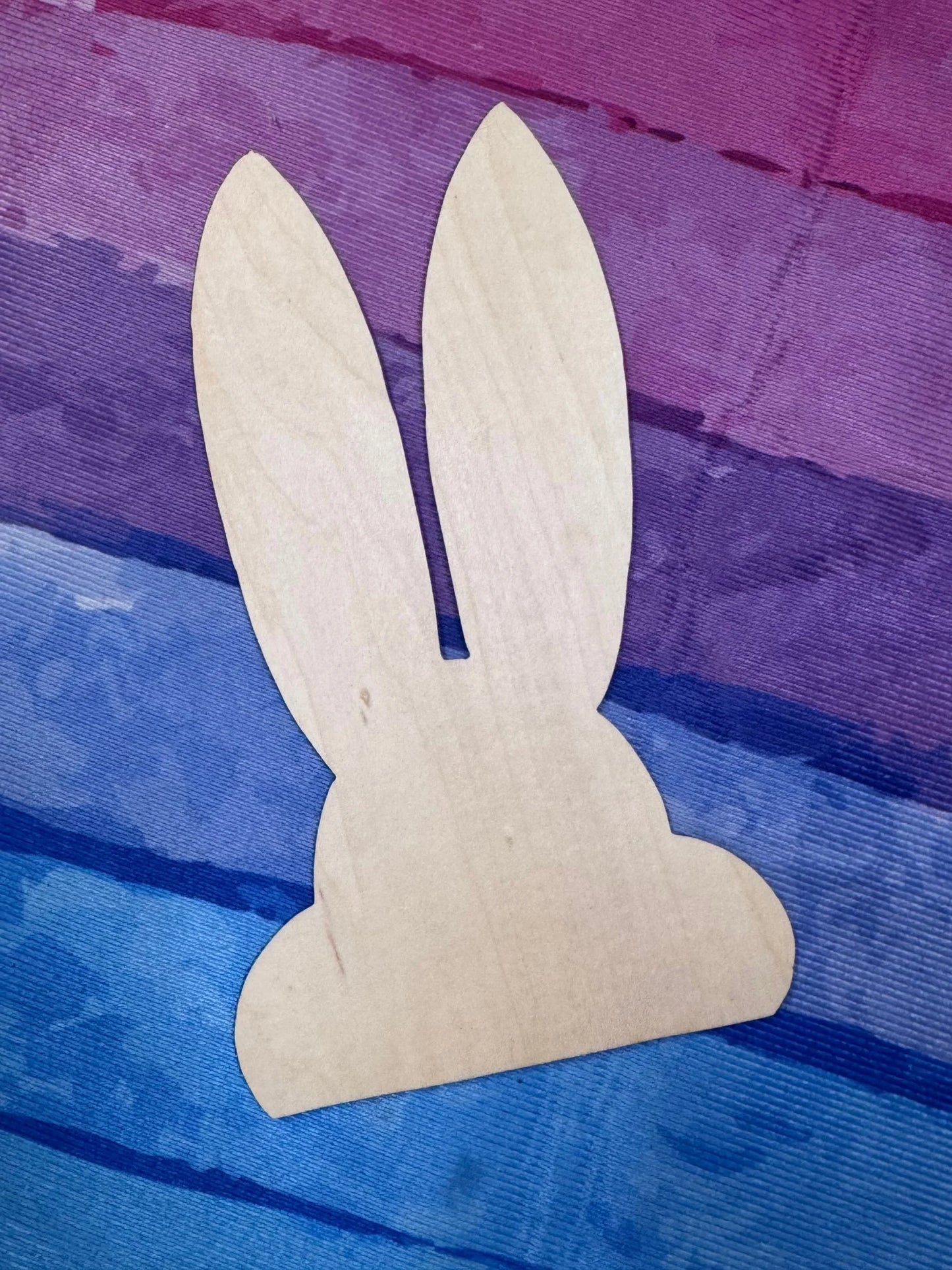 Chubby Bunny Wood Cutout and Kit