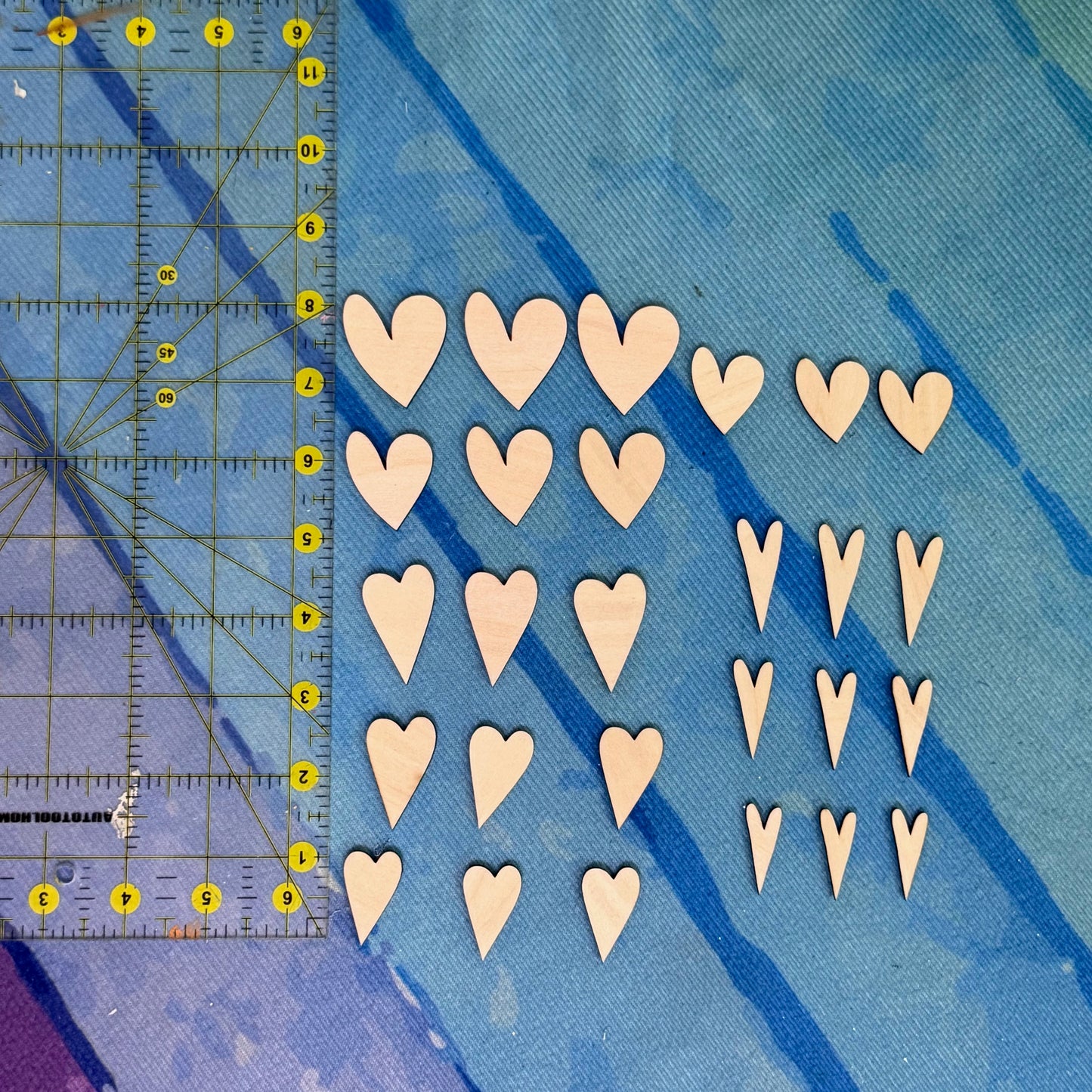 Wonky & Primitive Wood Hearts Packs