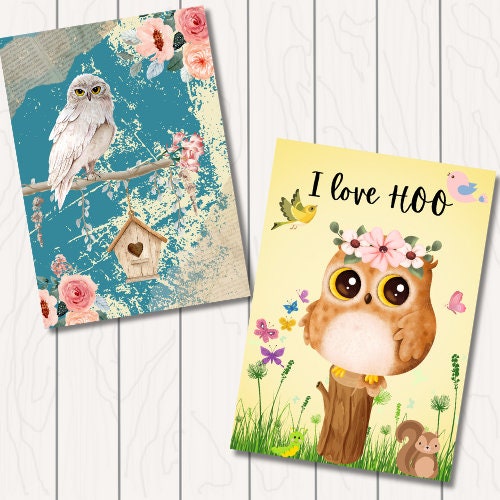 Owl Variety Printable Bundle