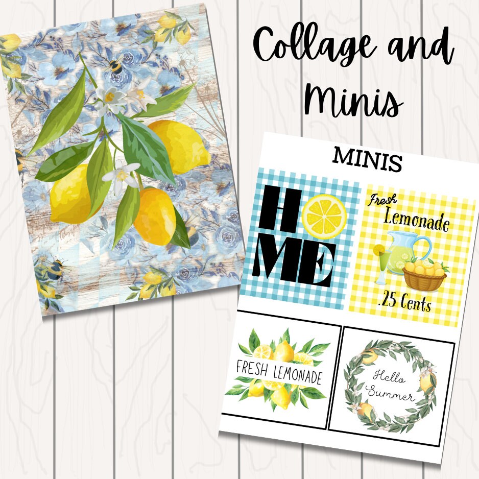 Lemons Variety Printable Bundle | Summer Fruit