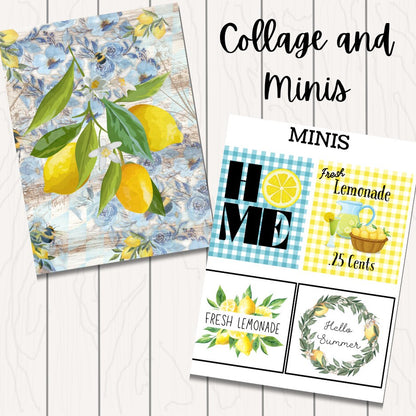 Lemons Variety Printable Bundle | Summer Fruit