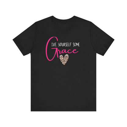 Give Yourself Some Grace Graphic Tee | Women's Crafty Inspiration T-Shirt | Crew Neck