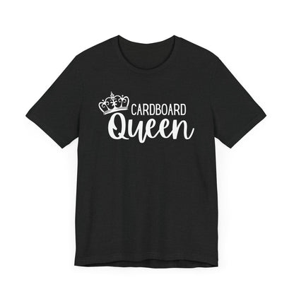 Cardboard Queen Graphic Tee | Pink, Aqua, Black with Crown | Crafty T-Shirt