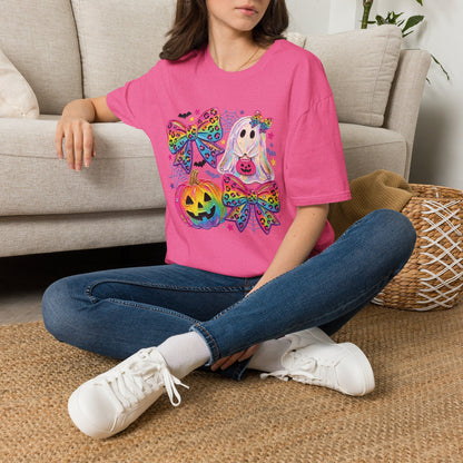Rainbow Coquette Bow Halloween T-shirt