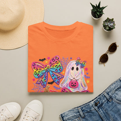 Rainbow Coquette Bow Halloween T-shirt