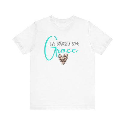 Give Yourself Some Grace Graphic Tee | Women's Crafty Inspiration T-Shirt | Crew Neck