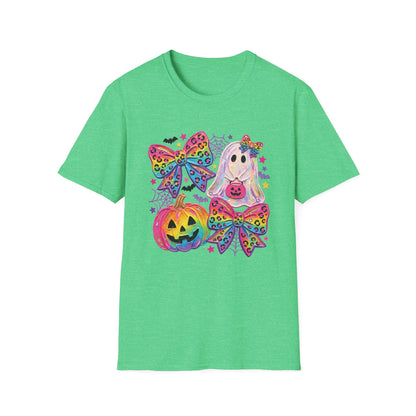 Rainbow Coquette Bow Halloween T-shirt