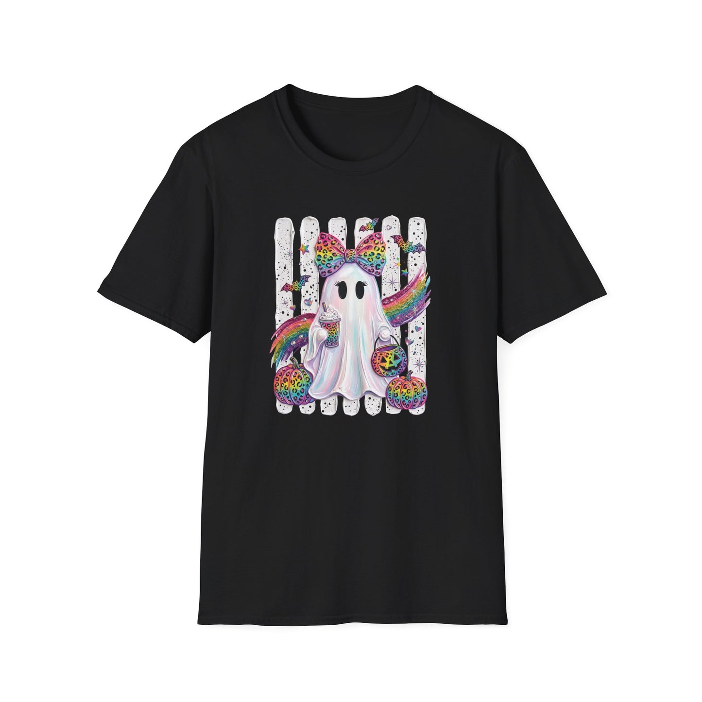 Rainbow Ghost Halloween T-shirt