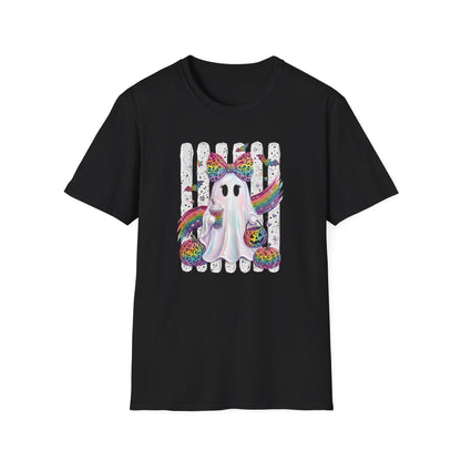 Rainbow Ghost Halloween T-shirt