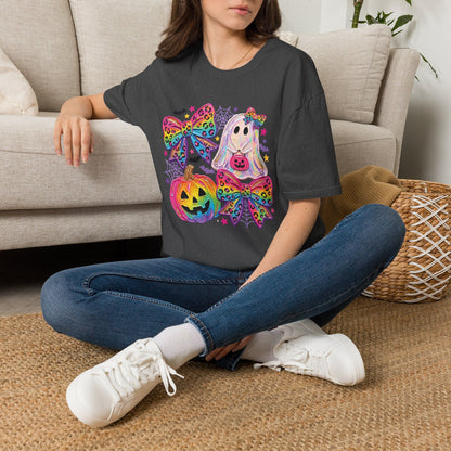 Rainbow Coquette Bow Halloween T-shirt
