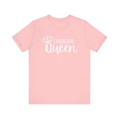 Cardboard Queen Graphic Tee | Pink, Aqua, Black with Crown | Crafty T-Shirt