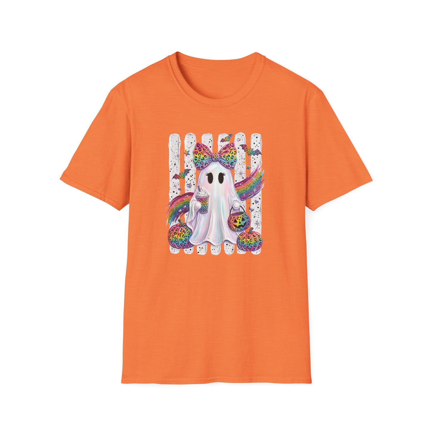 Rainbow Ghost Halloween T-shirt