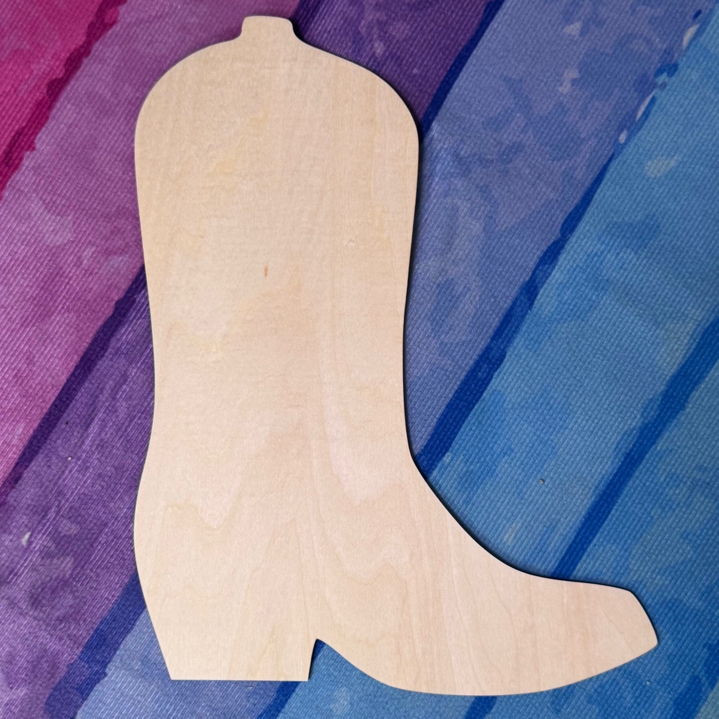 Wood Cowboy Boot