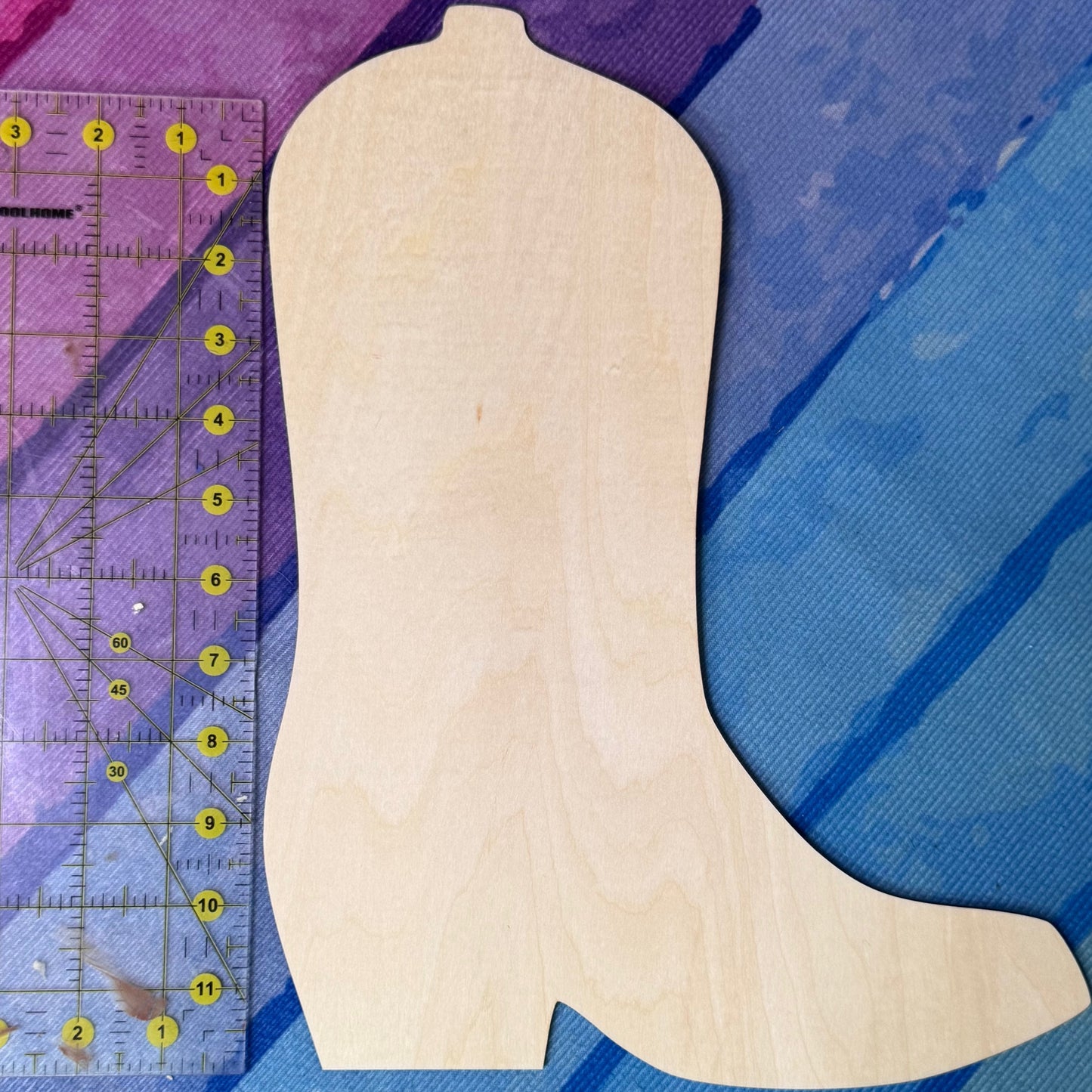 Wood Cowboy Boot