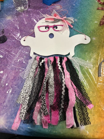 Halloween Rag Ghost Cutout and Kit