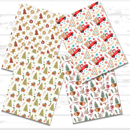 Christmas Printable Scrapbook Paper Bundle | Winter