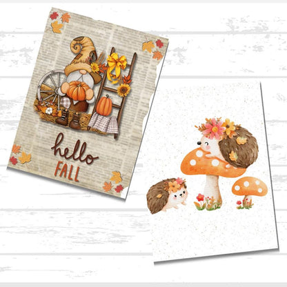 Digital Hello Fall Printable Paper Bundle