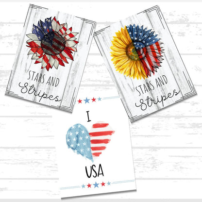 Patriotic Americana Printable Bundle | 4th of July | USA | Red white and blue