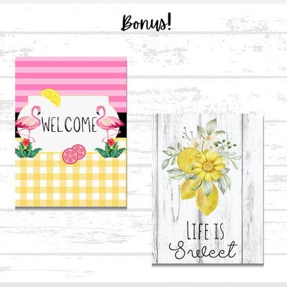 Lemons Variety Printable Bundle | Summer Fruit
