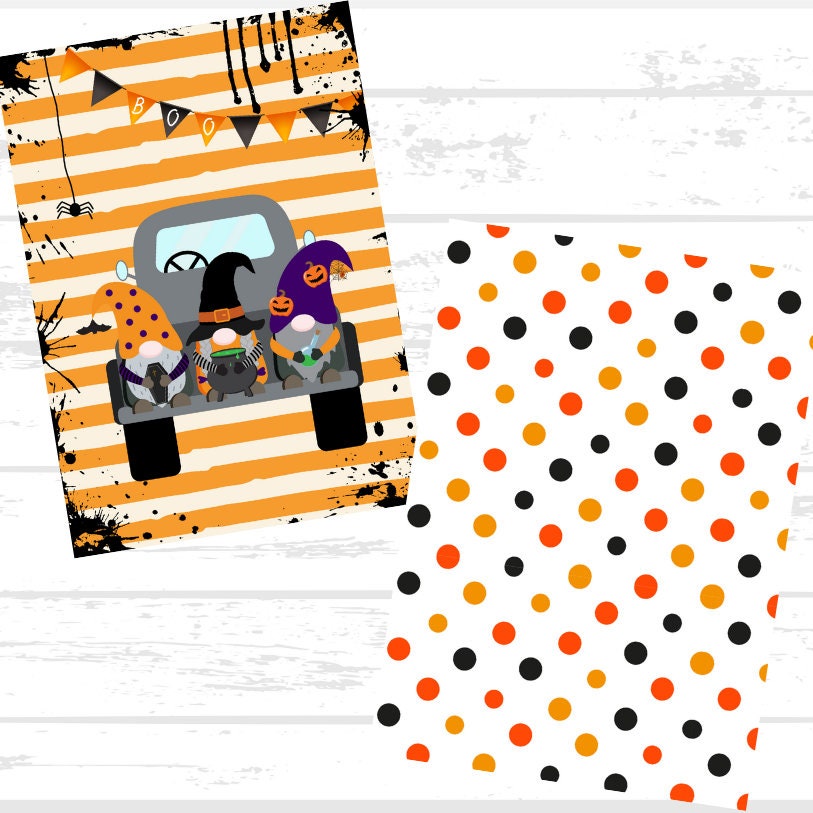 Traditional Halloween Printable and Scrapbook Paper Bundle
