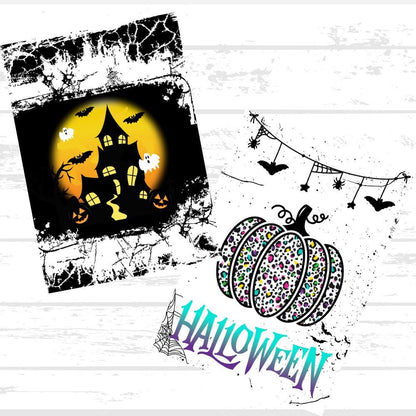 Digital Cute n' Creepy Halloween Printable Paper Bundle