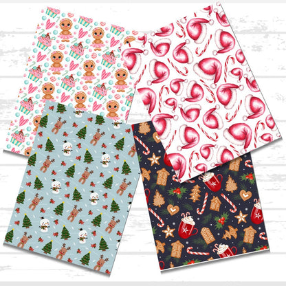 Christmas Printable Scrapbook Paper Bundle | Winter