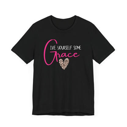 Give Yourself Some Grace Graphic Tee | Women's Crafty Inspiration T-Shirt | Crew Neck