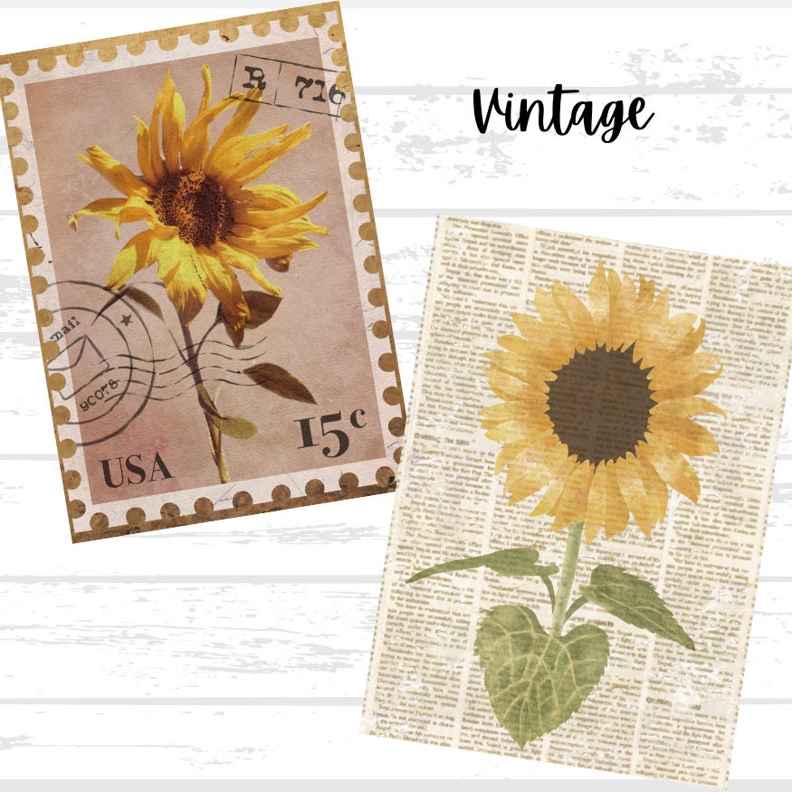 Sunflowers Variety Printable Bundle