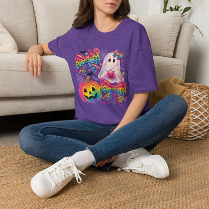 Rainbow Coquette Bow Halloween T-shirt