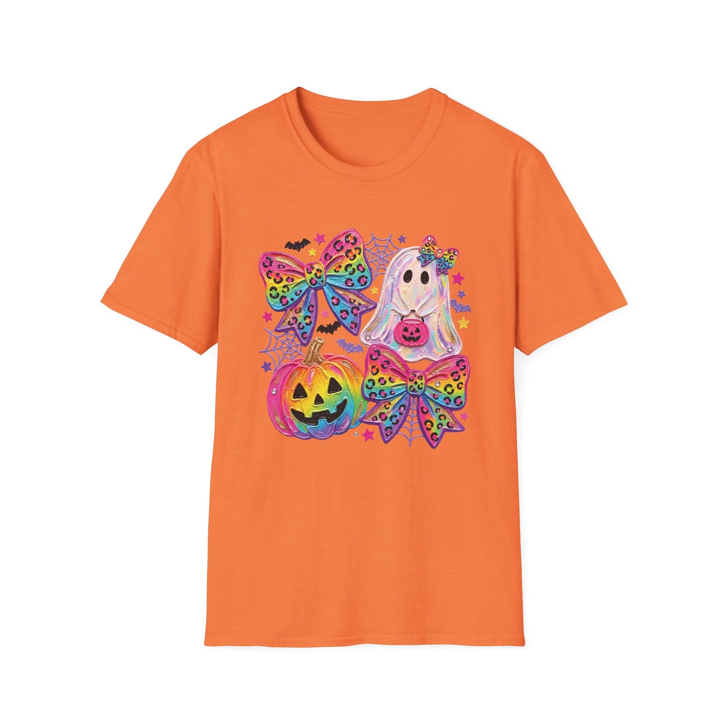 Rainbow Coquette Bow Halloween T-shirt