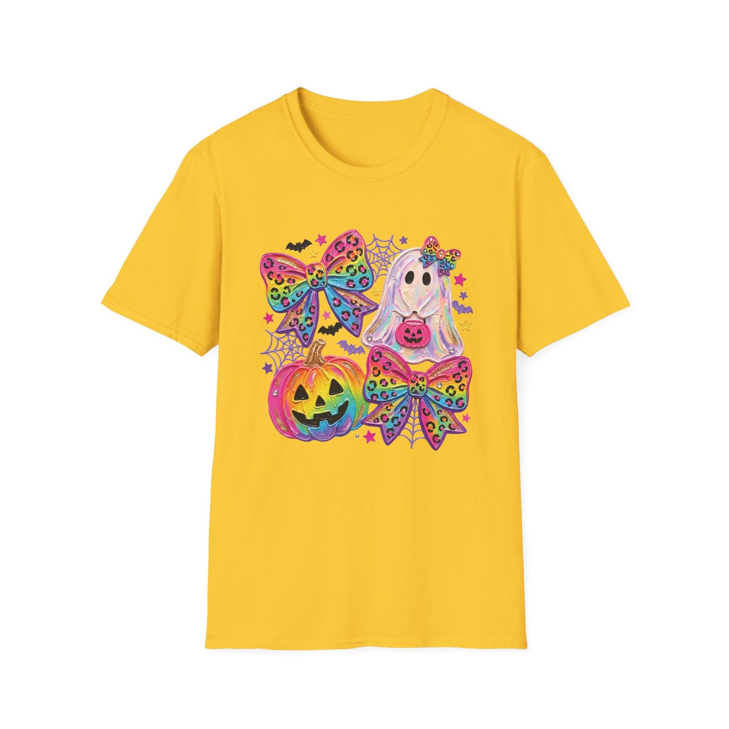 Rainbow Coquette Bow Halloween T-shirt