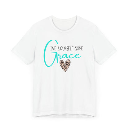 Give Yourself Some Grace Graphic Tee | Women's Crafty Inspiration T-Shirt | Crew Neck