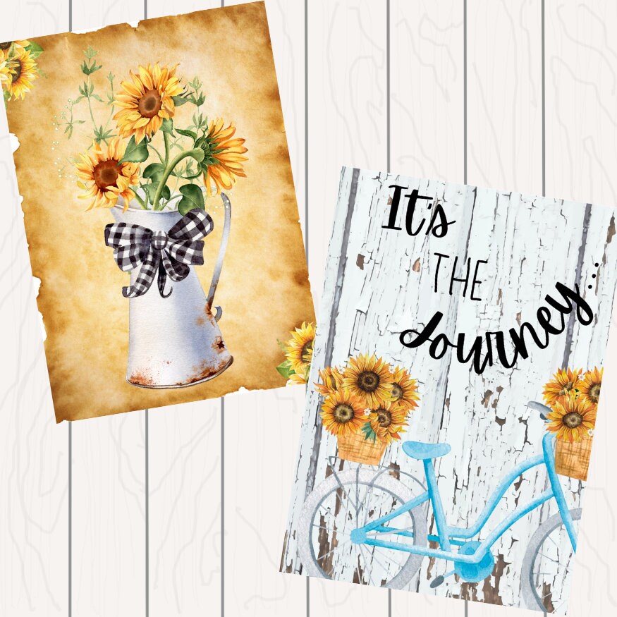 Sunflowers Variety Printable Bundle