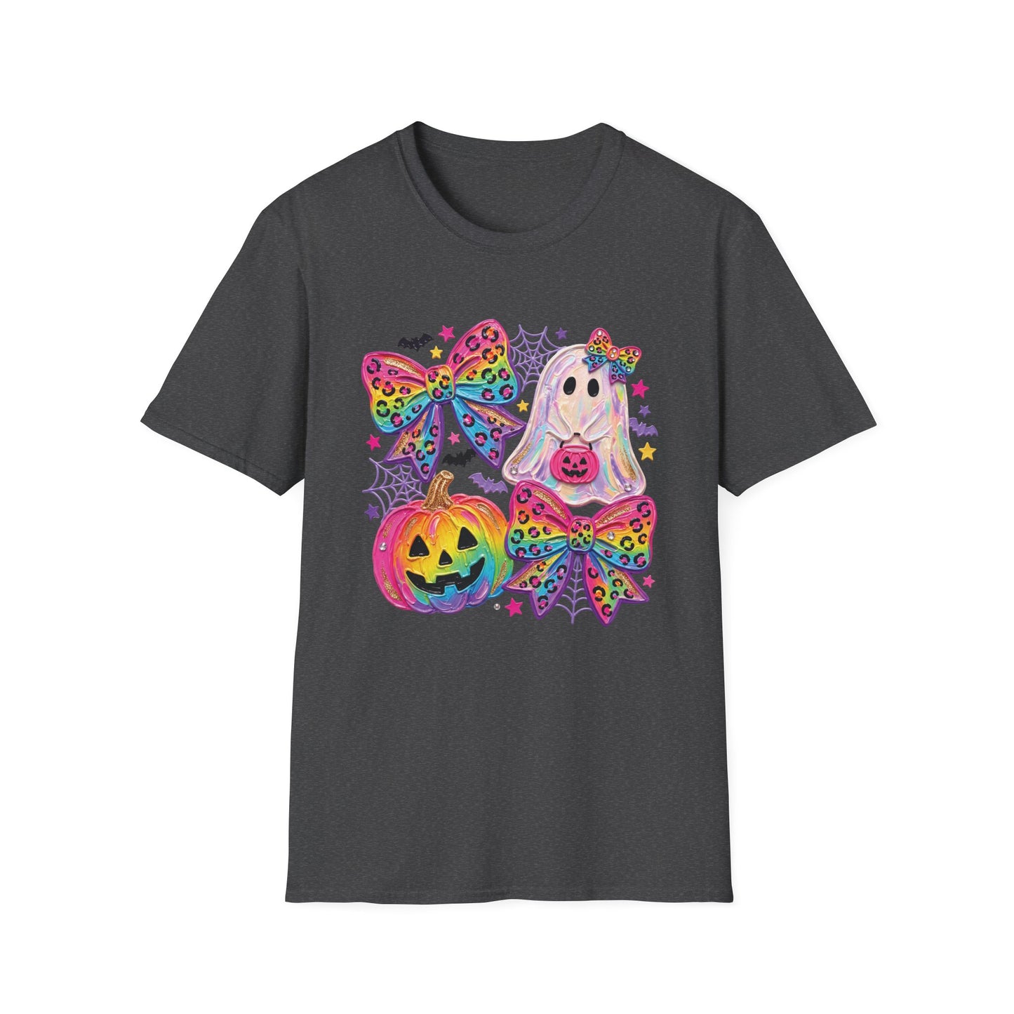 Rainbow Coquette Bow Halloween T-shirt