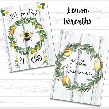 Lemons Variety Printable Bundle | Summer Fruit