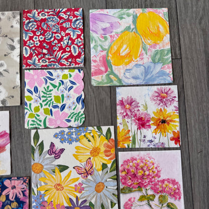 "Fun with Florals" Napkin Pack - 13 Napkins
