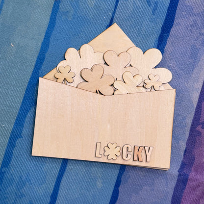 Shamrock Stuffed Envelope Kit