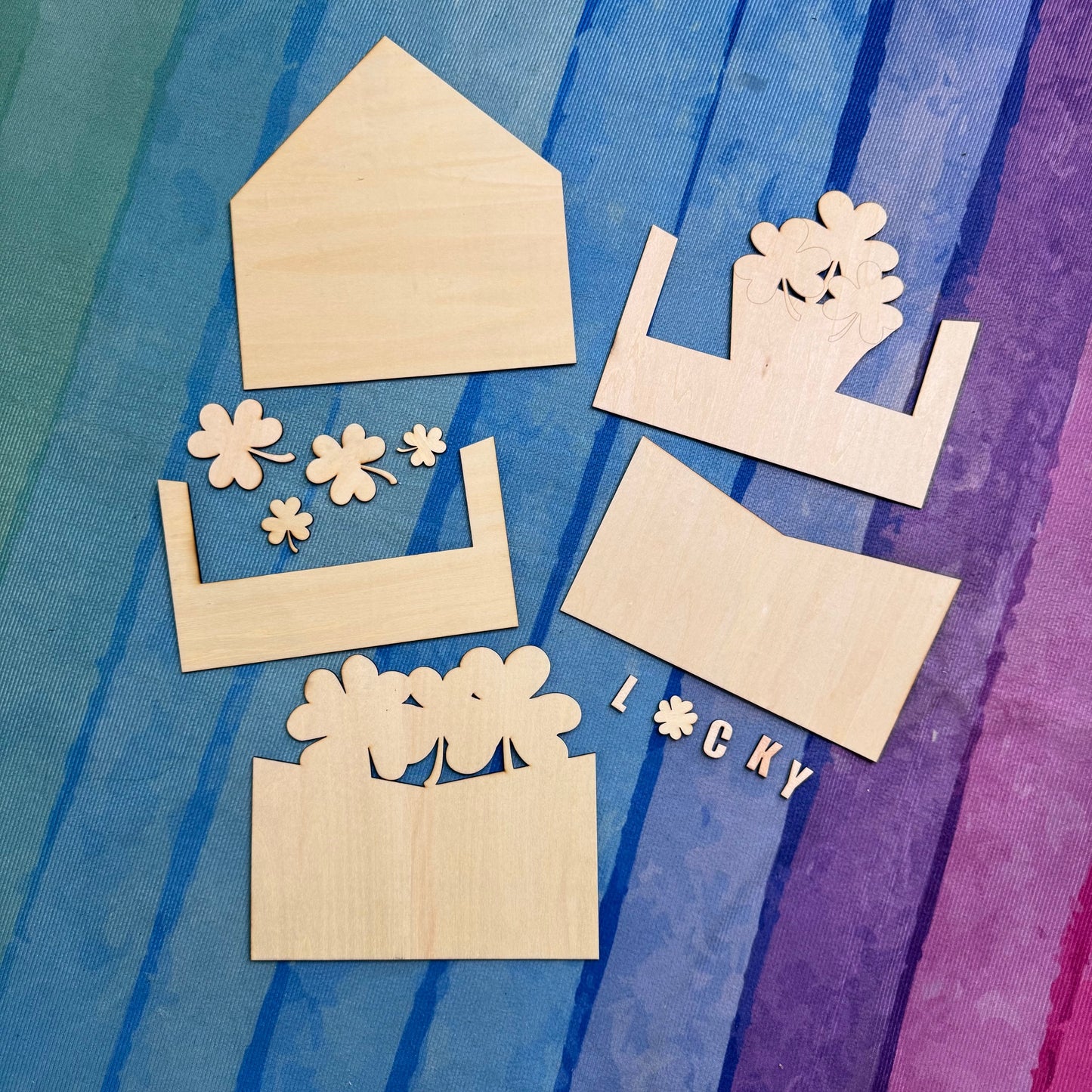 Shamrock Stuffed Envelope Kit