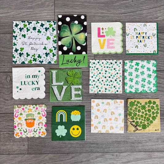 "Pot O' Gold" Napkin Pack | 12 Napkins