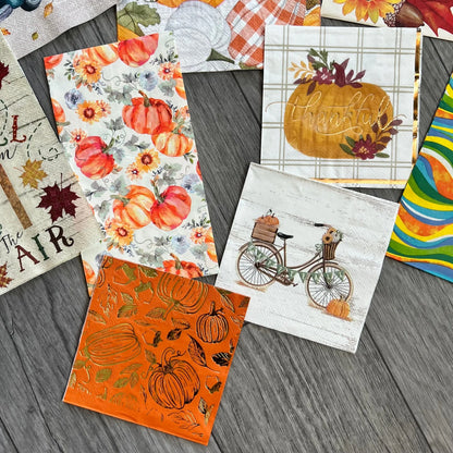 "Fall is in the Air" Napkin Pack - 9 Napkins